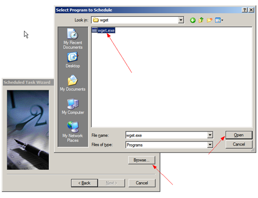 ���������ɤ����Ϥ����Τǡ����ץꥱ������������ˤ�wget.exe�ե���������򤷤ޤ���